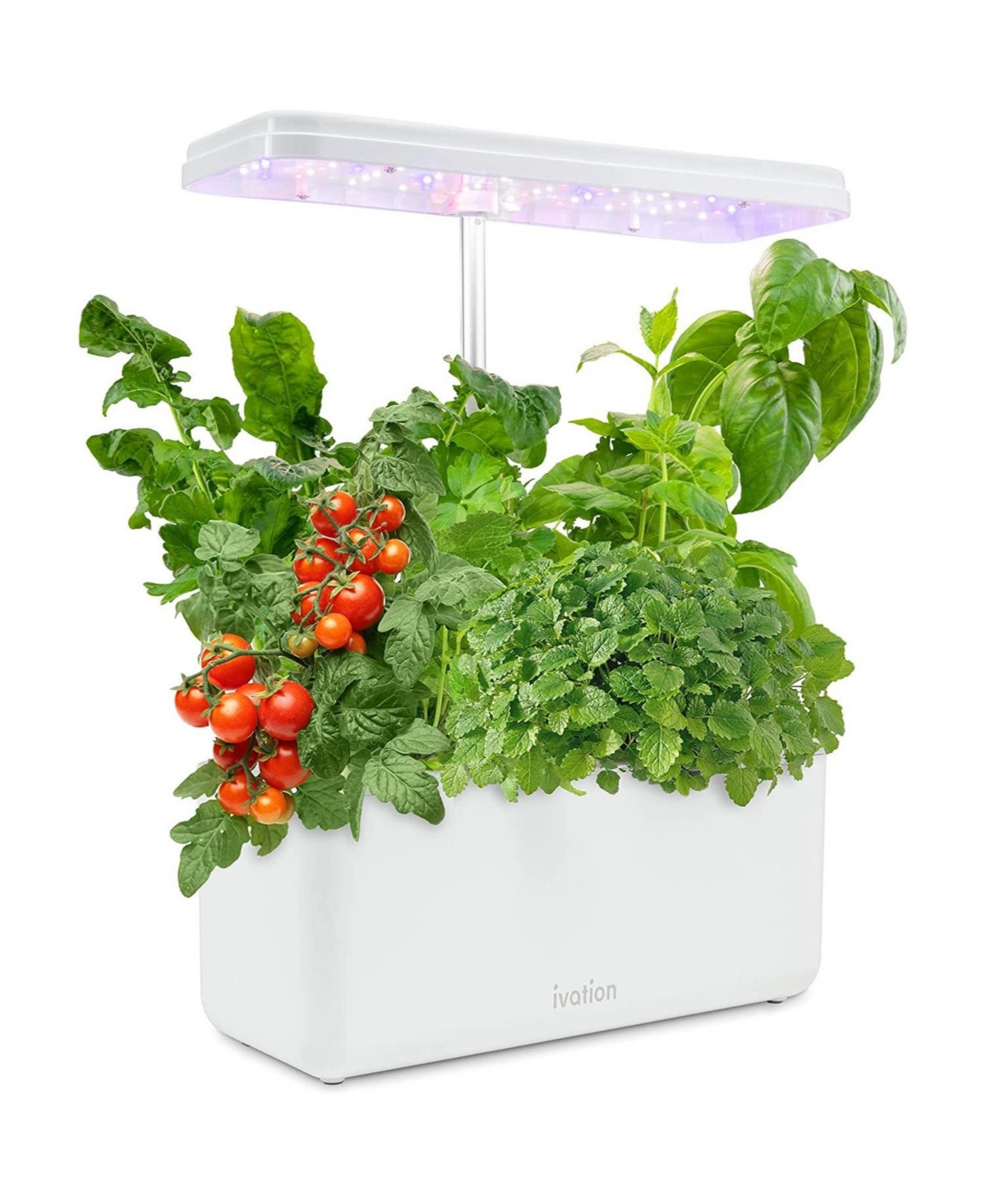 Ivation 7-Pod Hydroponics Growing System Indoor Greenhouse Grow Light