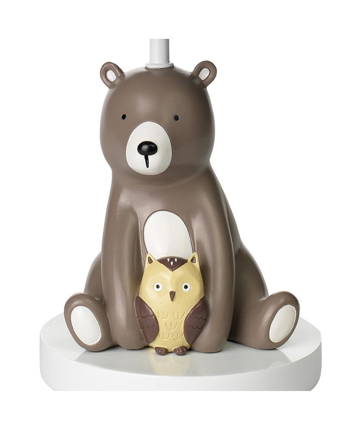 Lambs & Ivy Sierra Sky Blue/Brown Bear Nursery Lamp with Shade & Bulb Macy's