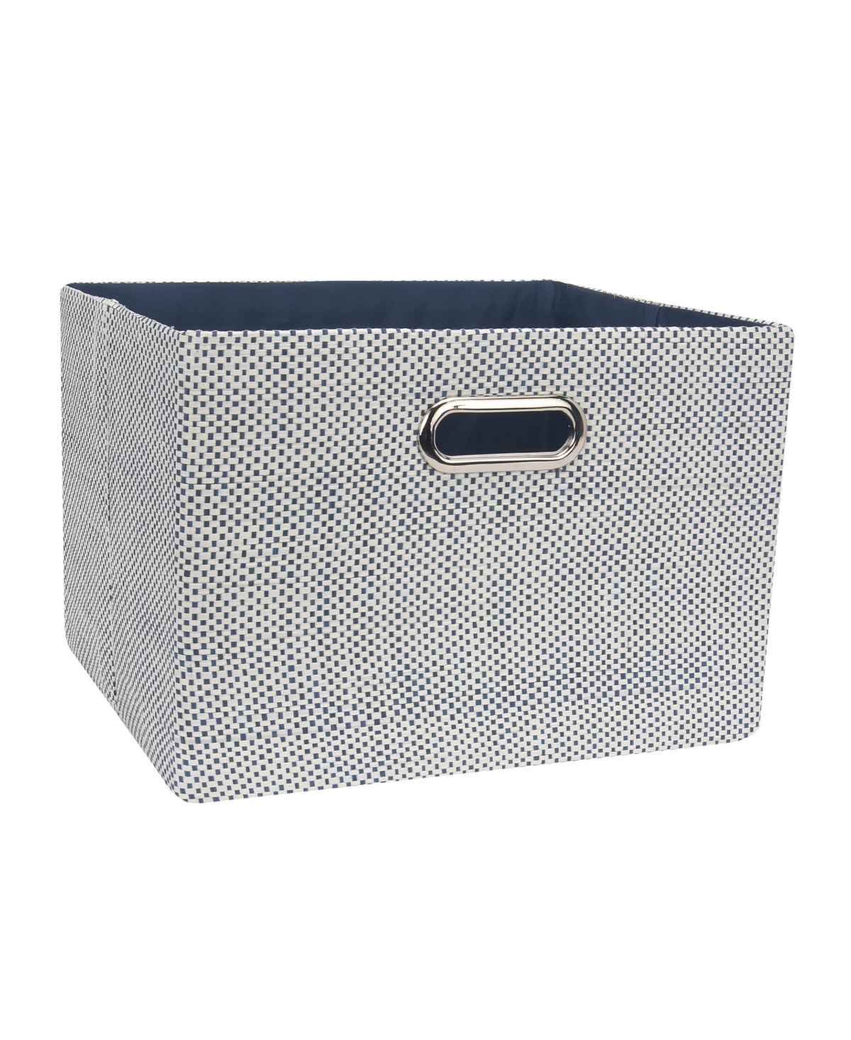 Blue Foldable/Collapsible Storage Bin/Basket Organizer with Handles - Blue