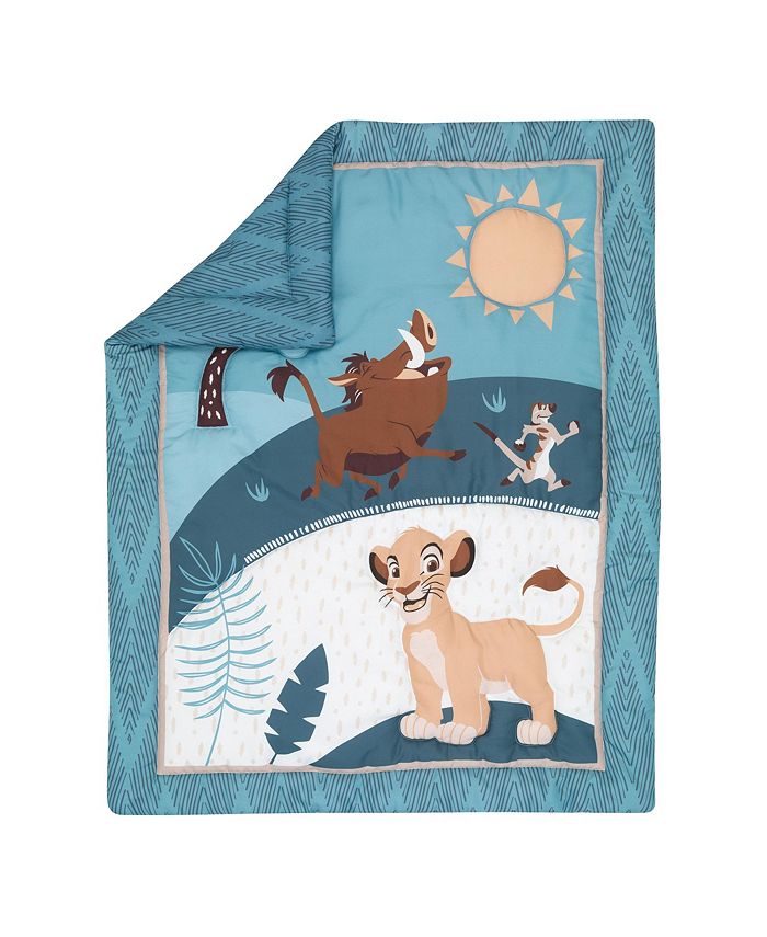 Lambs & Ivy Disney Baby Lion King Adventure Blue 3Piece Mini Crib Bedding Set Macy's