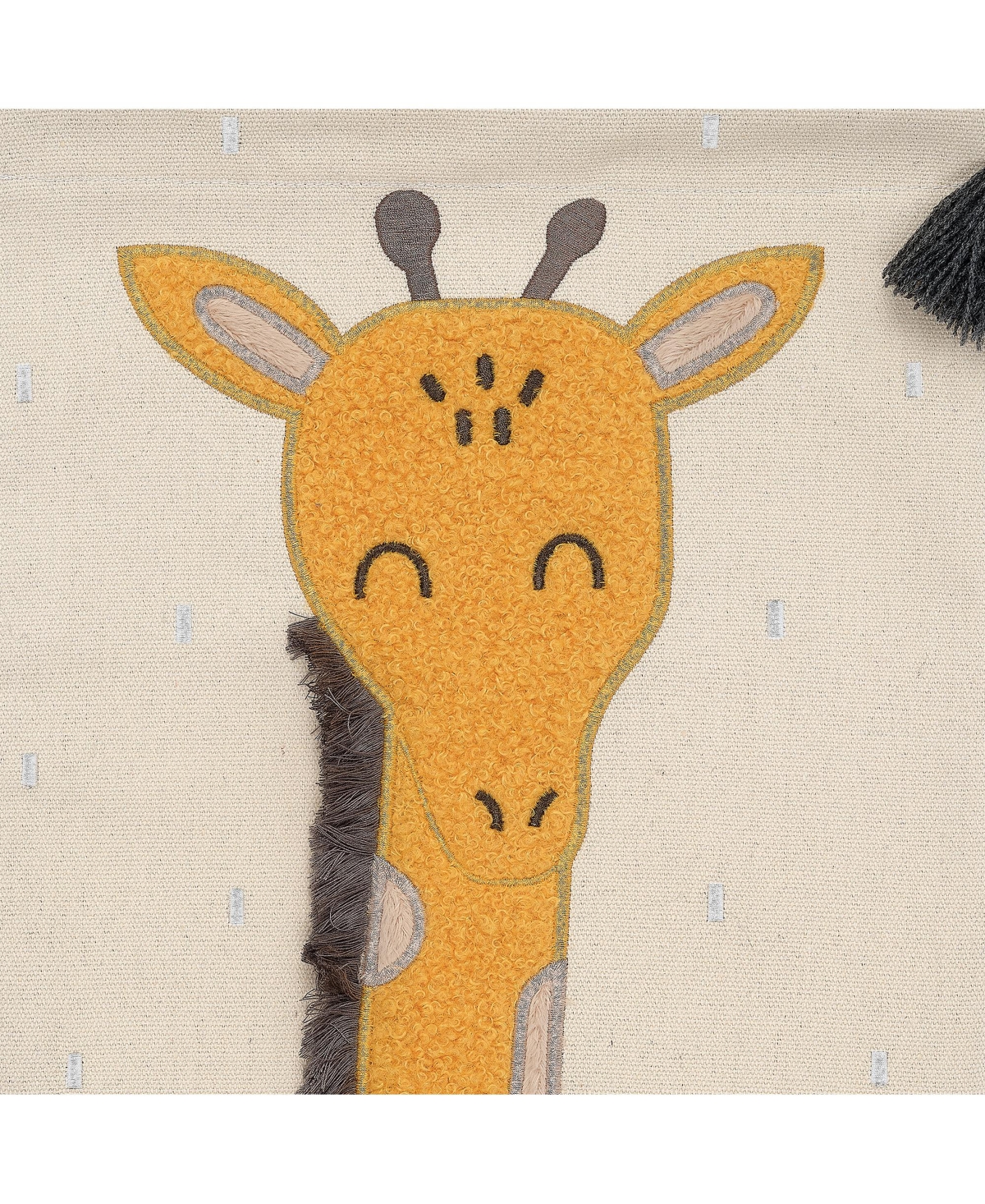 Lambs & Ivy Giraffe Canvas Banner Nursery Wall Art / Wall Hanging - Yellow