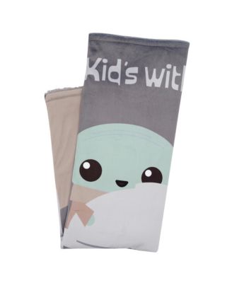 Star Wars The Kids with Me Grogu/The Child/Baby Yoda Baby Blanket