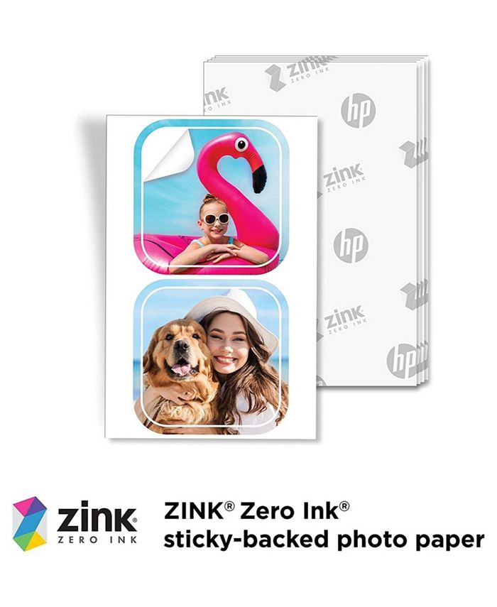 HP Sprocket 2x3” PreCut Stiker Photo Paper 30 Sheets Macy's