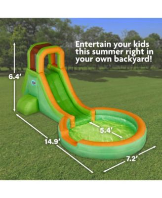 Inflatable Water Slide & Blow up Pool, Kids Water Park