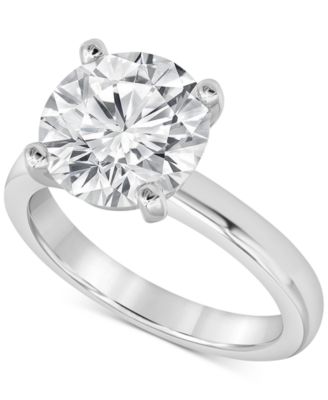 Badgley Mischka - Certified Lab Grown Diamond Solitaire Engagement Ring (4 ct. t.w.) in 14k Gold