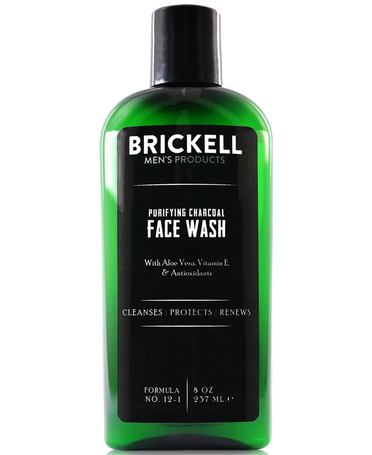 Brickell Men's Products Purifying Charcoal Face Wash, 8 oz.