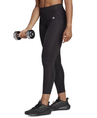 adidas - Women's Optime High-Waist 3-Stripe 7/8 Leggings