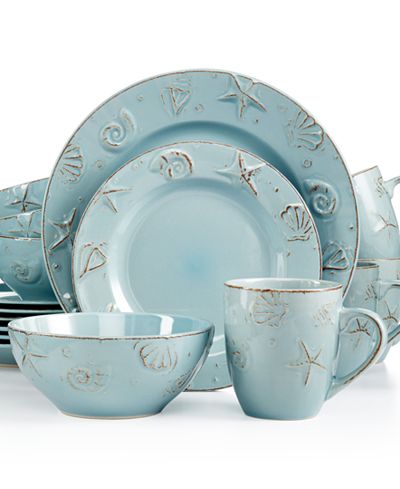 Thomson Pottery Cape Cod 16-Pc. Set, Service for 4