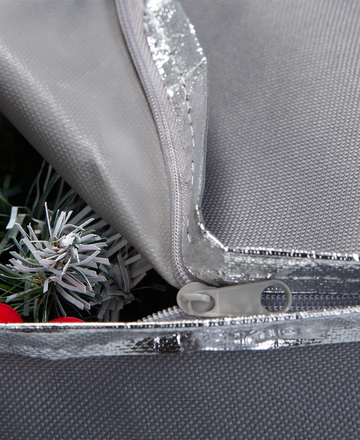 Shop Simplify 2 Pack 24" Holiday Wreath Bag In Gray