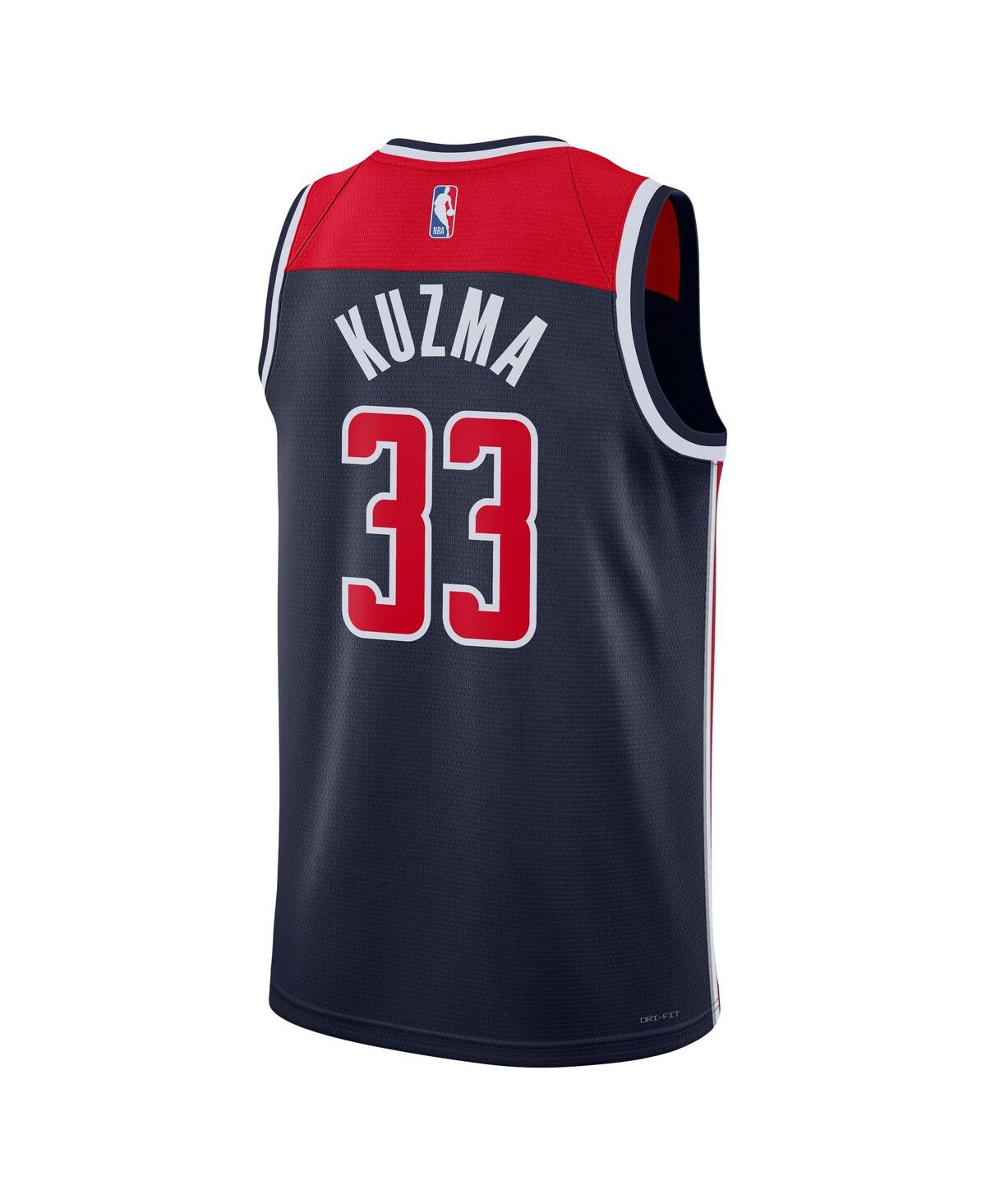 Men's Jordan Kyle KuzmaWashington Wizards Statement Edition Swingman Jersey - Navy