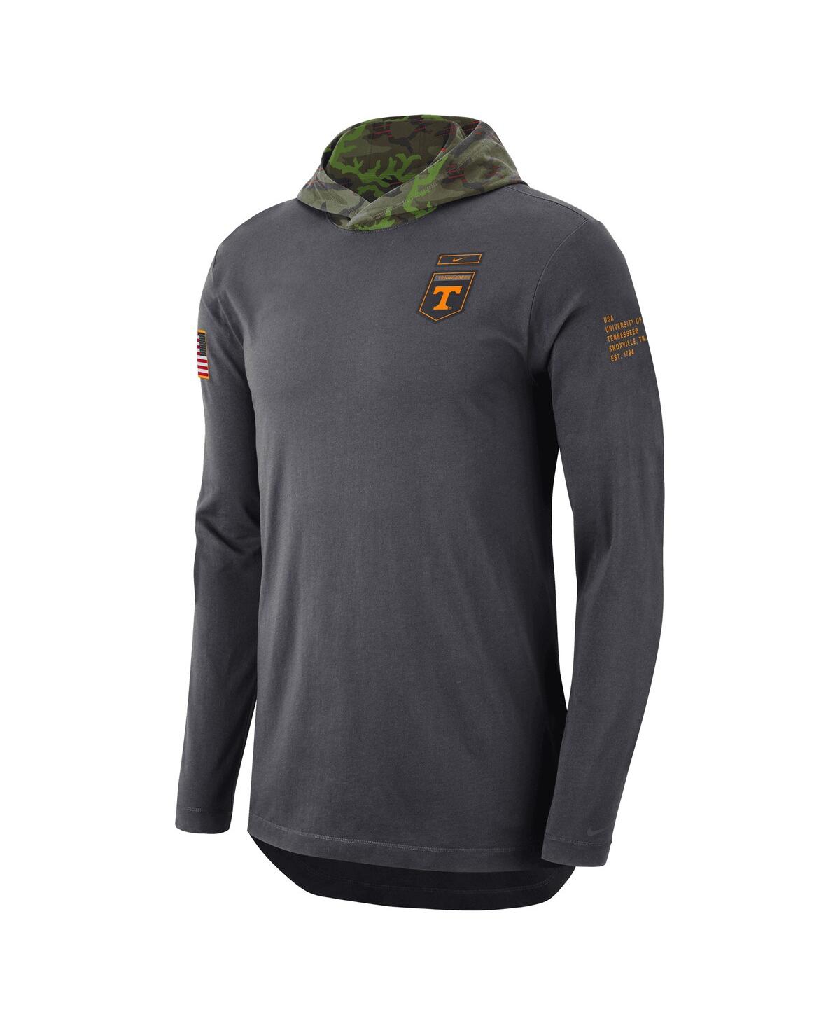 Men's Nike Camo Tennessee Volunteers Military-Inspired Long Sleeve Hoodie T-shirt - Camo
