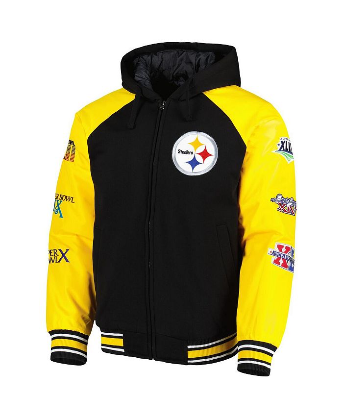 GIII Sports by Carl Banks Men's Black Pittsburgh Steelers Defender