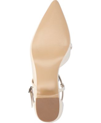 Women's Galvinn Strappy Pointed Toe Block Heel Pumps