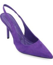Purple Slingback High Heels Pumps for Women Macy s