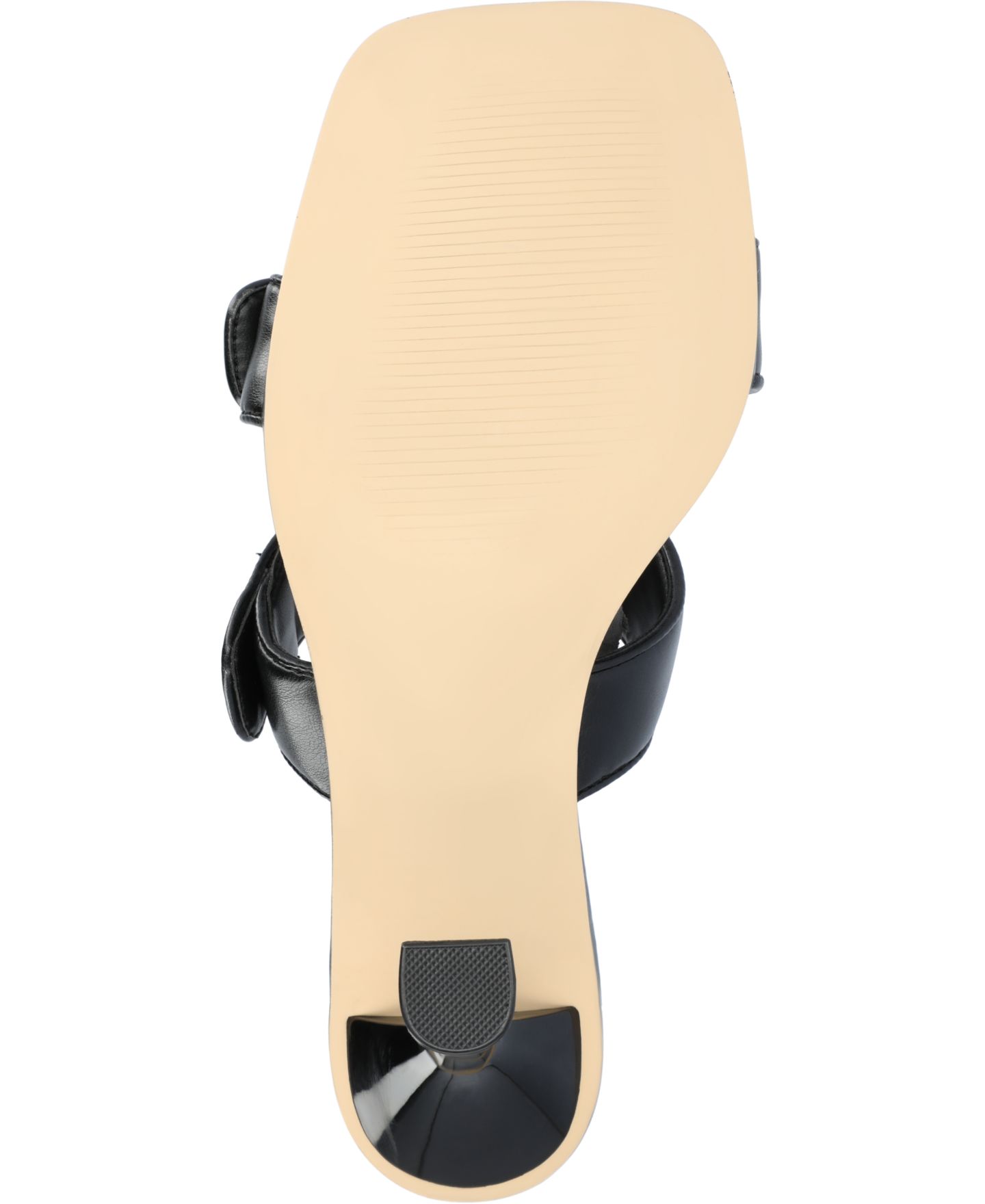 Женские сандалии Journee Collection Essey Double Band Dress Sandals, цвет: Чёрный — фото 7