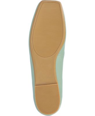 Women's Zimia Buckle Square Toe Ballet Flats