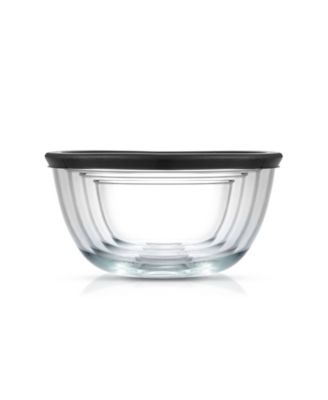 Joyful 4 Piece Glass Mixing Bowls with Lids Set