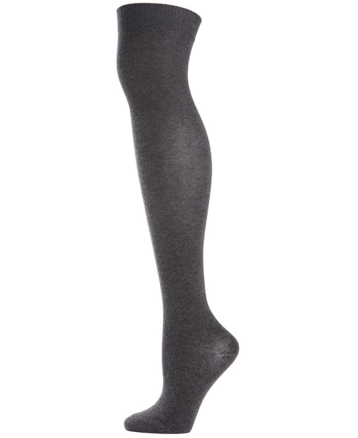 MeMoi Girls Over The Knee Flat Knit Cotton Blend Uniform Socks