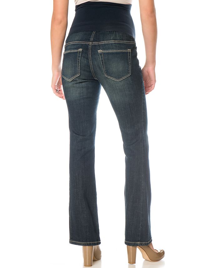 Motherhood Maternity Indigo Blue Petite Bootcut Maternity Jeans Macy's