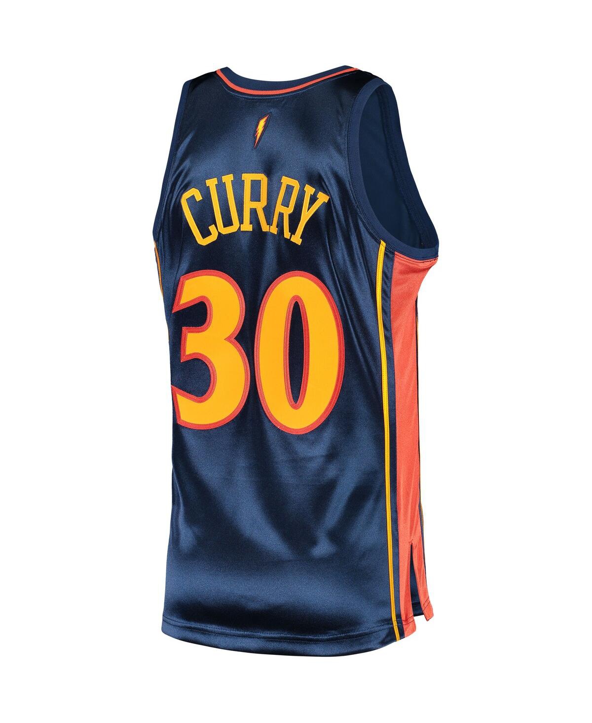 Men's Mitchell & Ness Stephen CurryGolden State Warriors 2009 Hardwood Classics Authentic Jersey - Navy