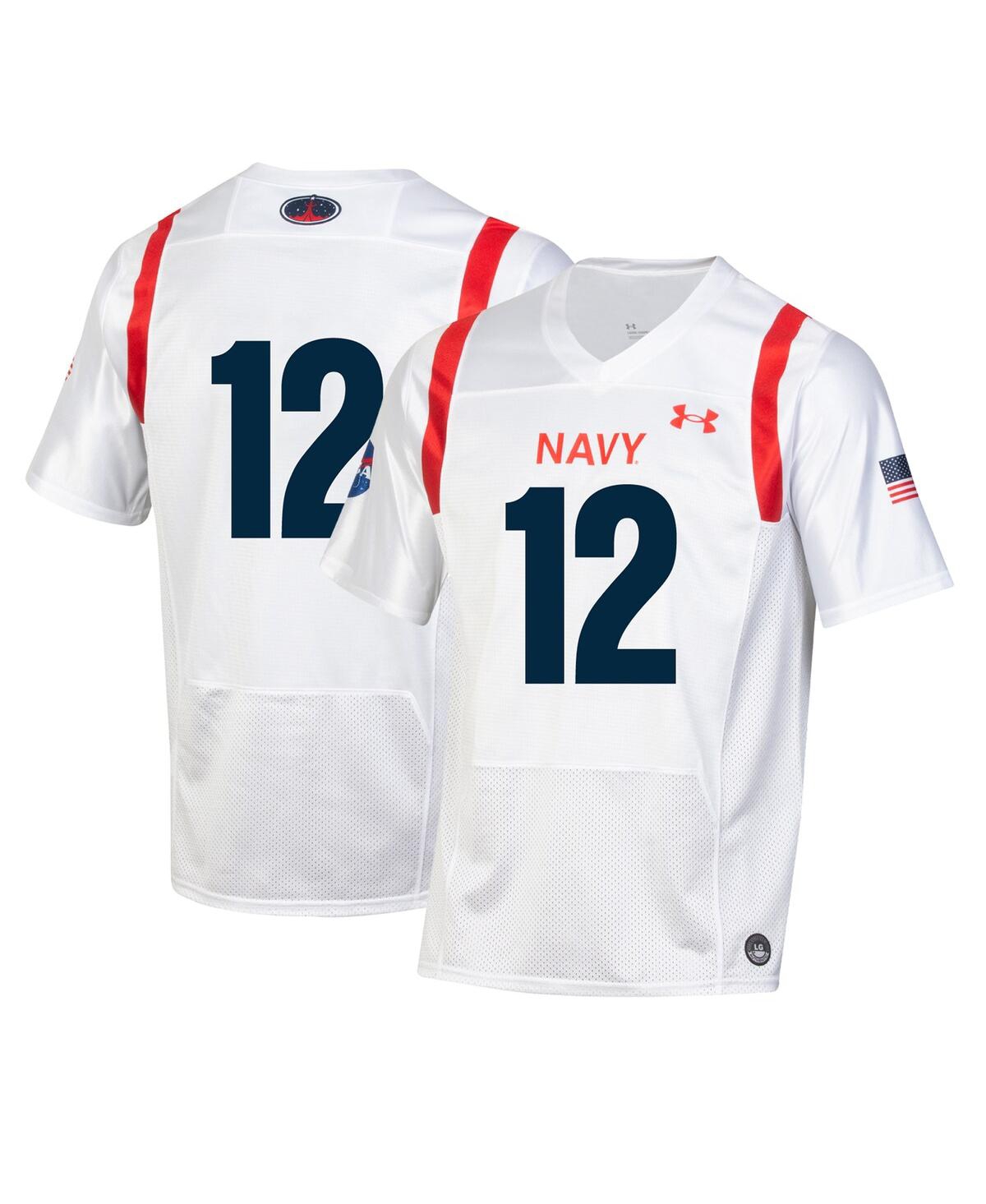 Big Boys and Girls Under ArmourNavy Midshipmen 2022 Special Games Replica Jersey - White