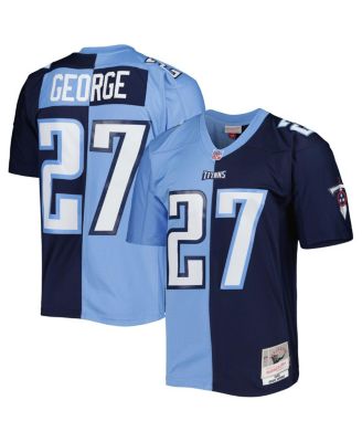 Men's Mitchell & Ness Eddie George Navy Tennessee Titans 1999 Legacy Replica Jersey Size: Medium