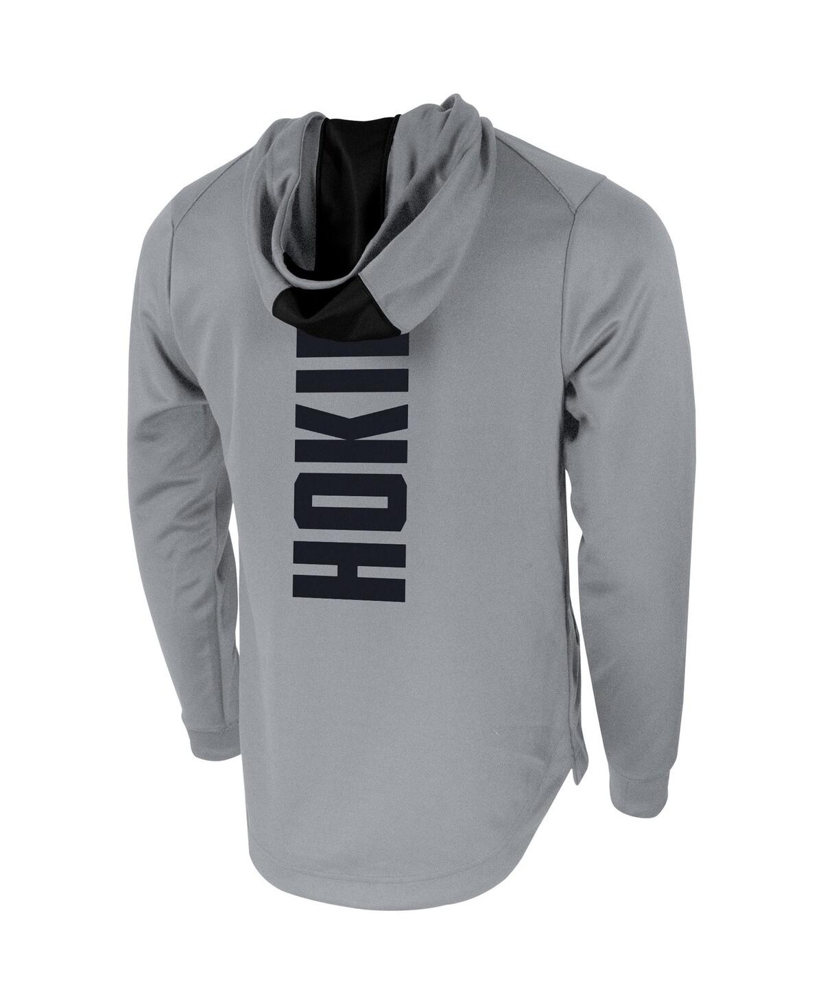 Shop Nike Men's  Gray Virginia Tech Hokies 2-hit Performance Pullover Hoodie