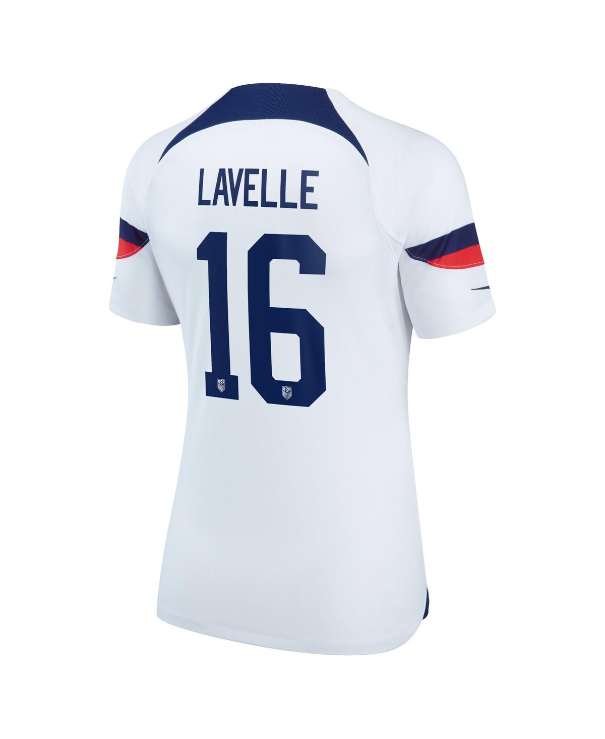 Women's Nike Rose LavelleUswnt 2022/23 Home Breathe Stadium Replica Player Jersey - White