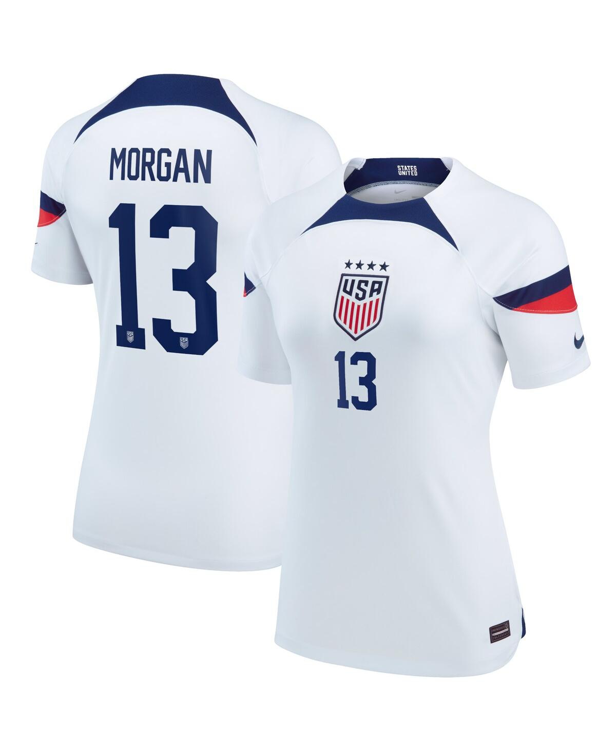 Women's Nike Alex MorganUswnt 2022/23 Home Breathe Stadium Replica Player Jersey - White