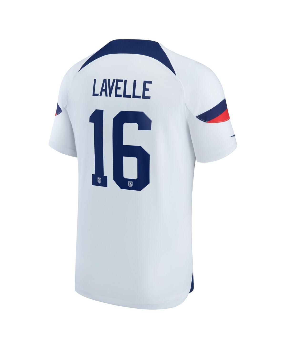Men's Nike Rose LavelleUswnt 2022/23 Home Breathe Stadium Replica Player Jersey - Blue