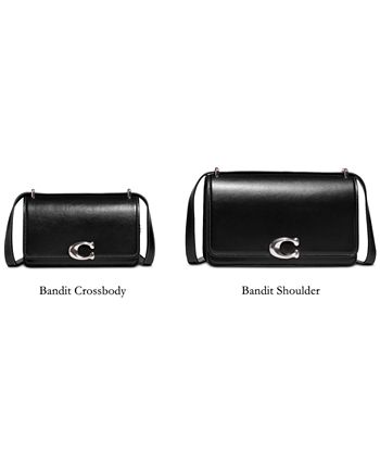 COACH Bandit Luxe Leather Shoulder Crossbody Bag