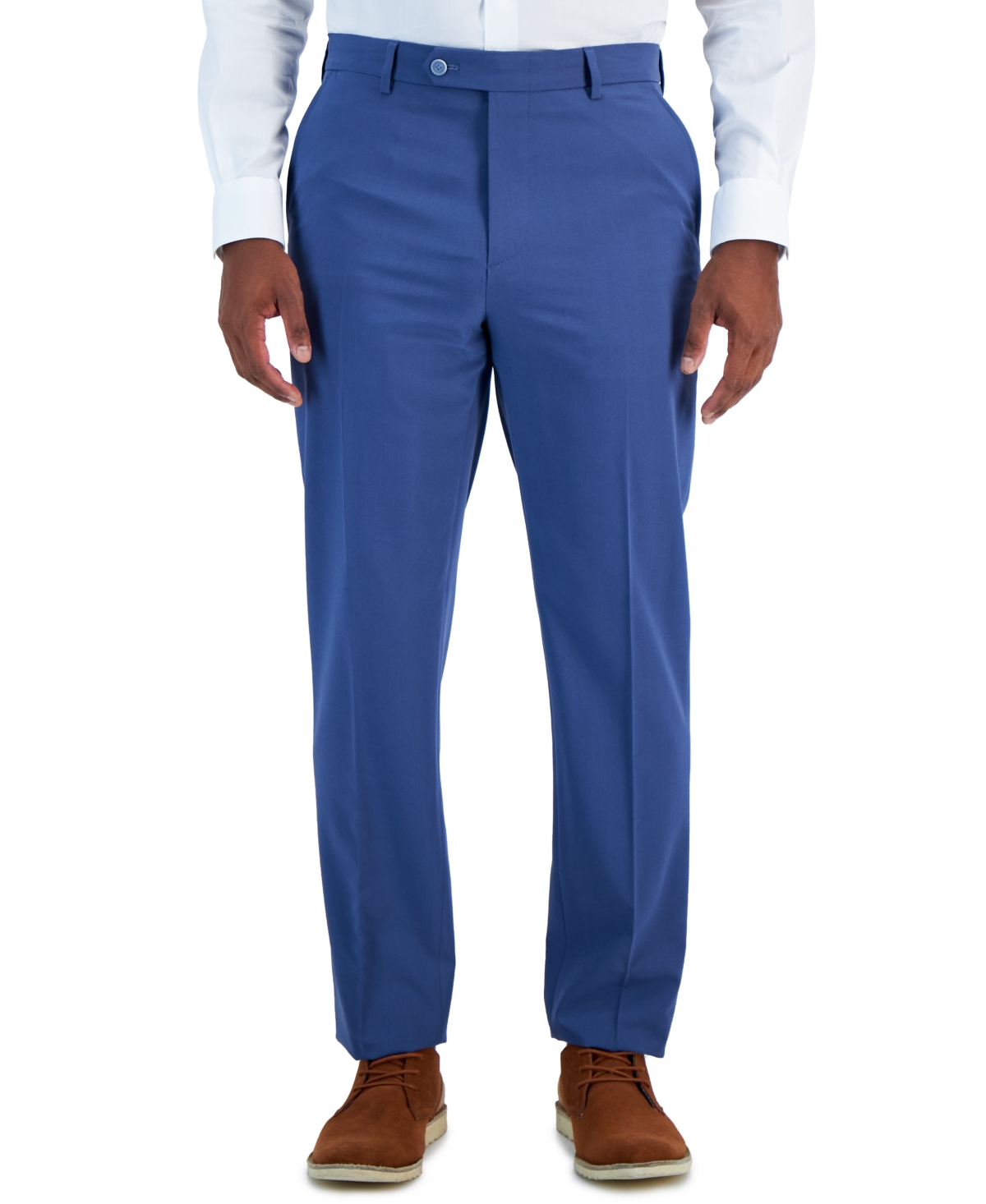 Shop Vince Camuto Men's Slim-fit Spandex Super-stretch Suit Pants In Light Blue
