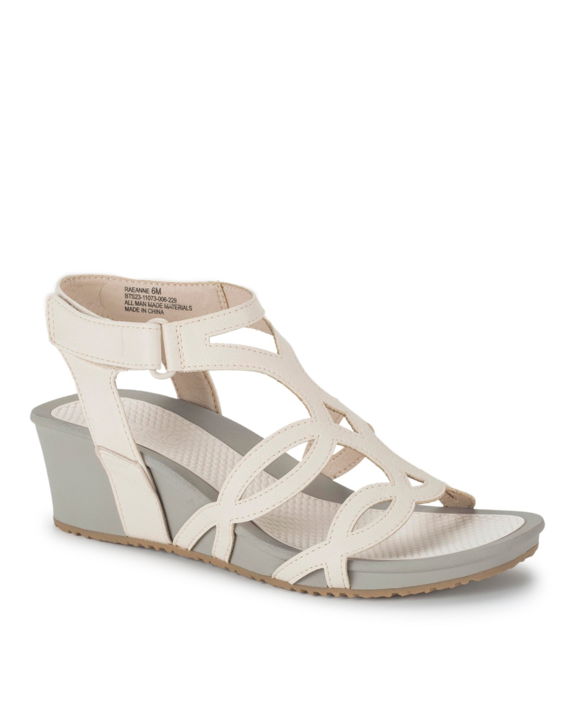 Shop Baretraps Women's Raeanne Wedge Sandals In Cream