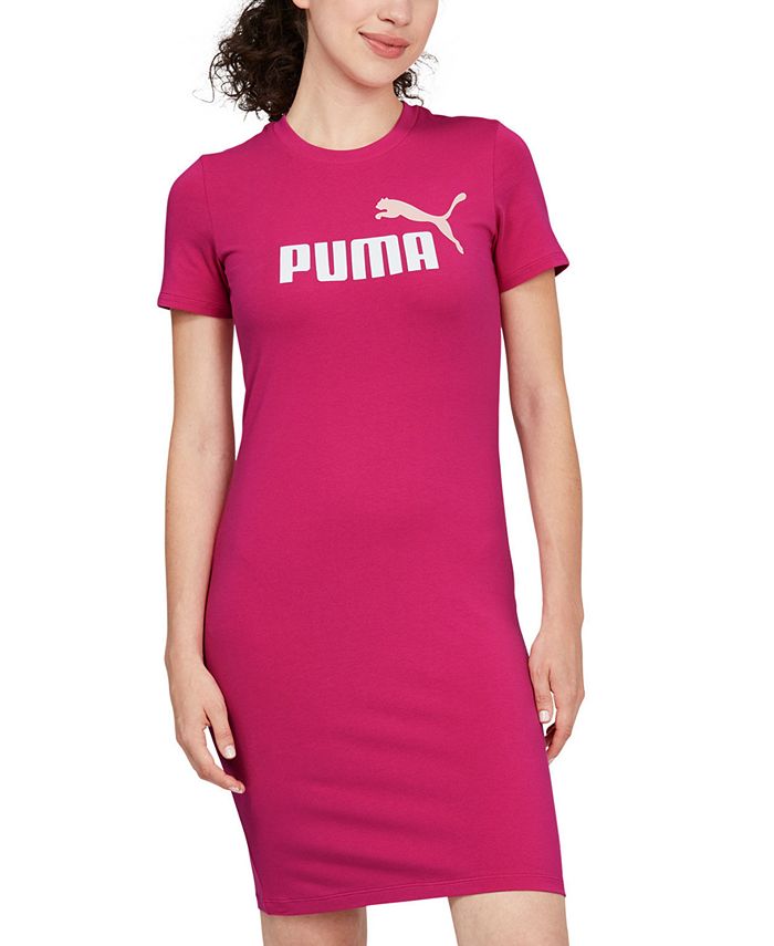 Puma Women's Essentials Slim Graphic T-Shirt Dress & Reviews - Activewear -  Women - Macy's