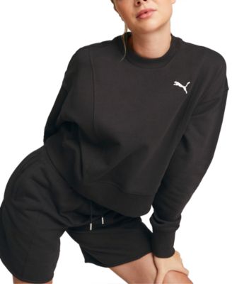 Puma Women s Her Cotton Crewneck Long Sleeve Sweatshirt Macy s