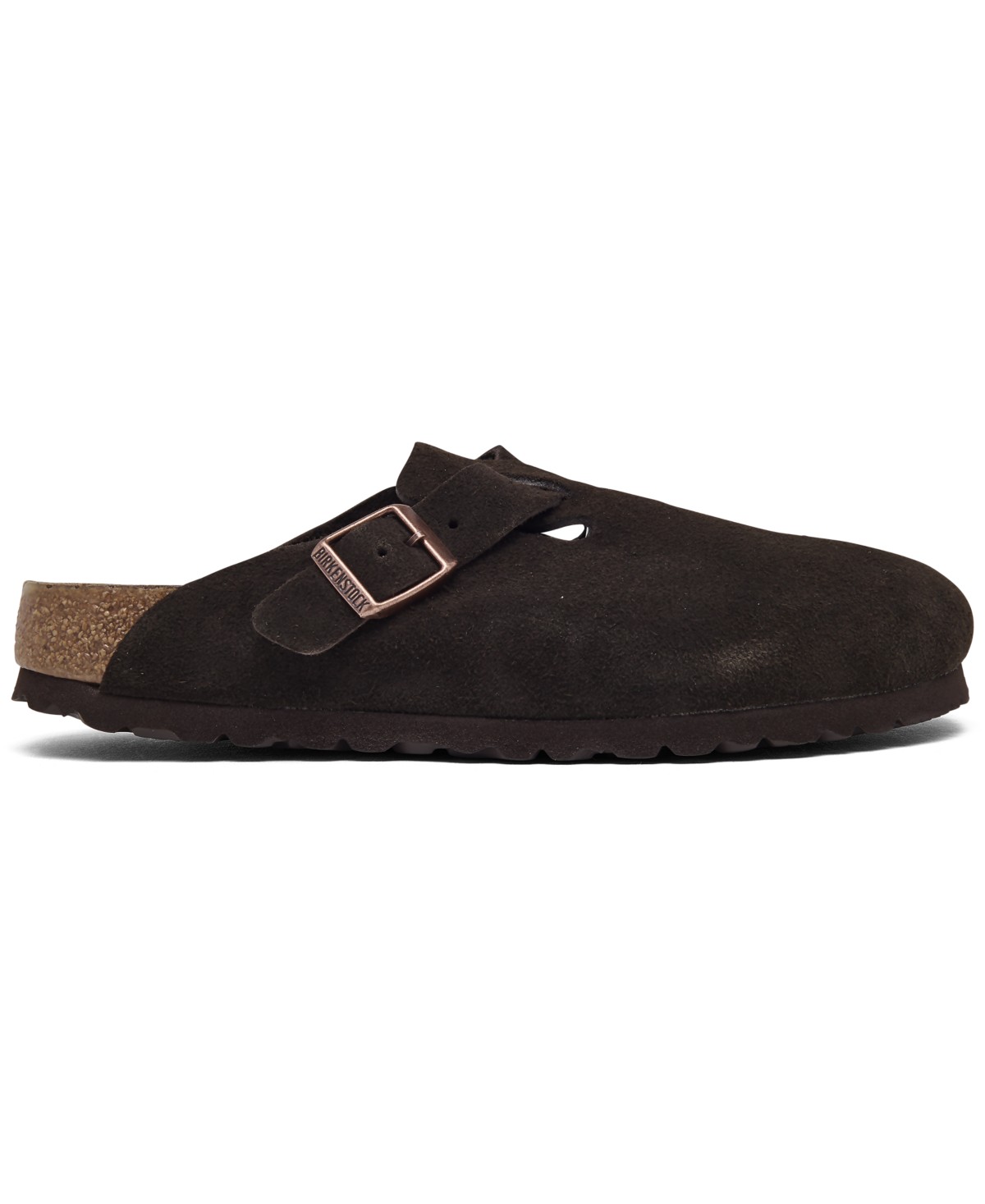 Женские Birkenstock Women's Boston Soft Footbed Suede Leather Clogs from Finish Line — фото 3