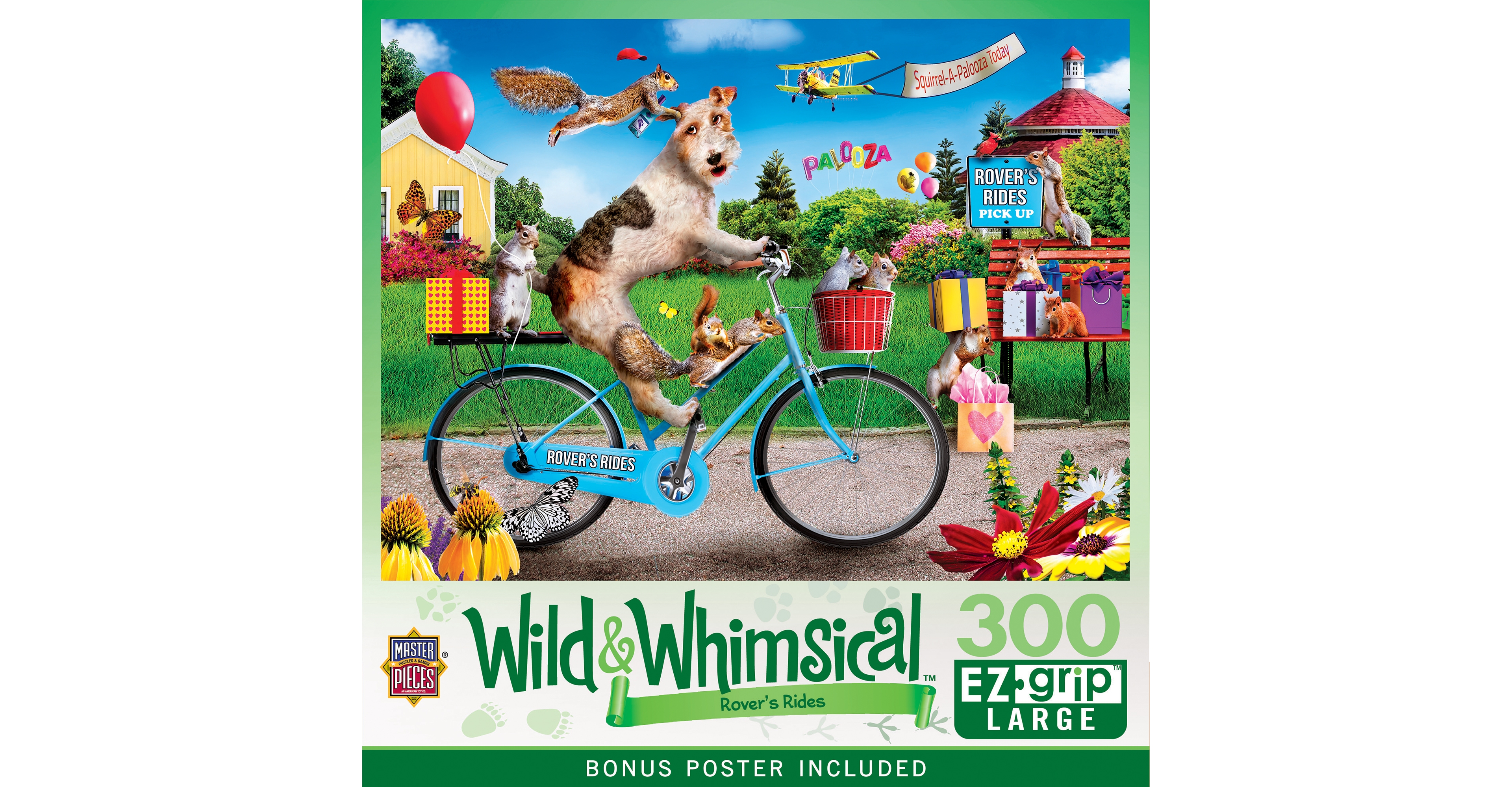 MasterPieces Wild & Whimsical - Rover Rides 300 Piece Ez Grip Puzzle