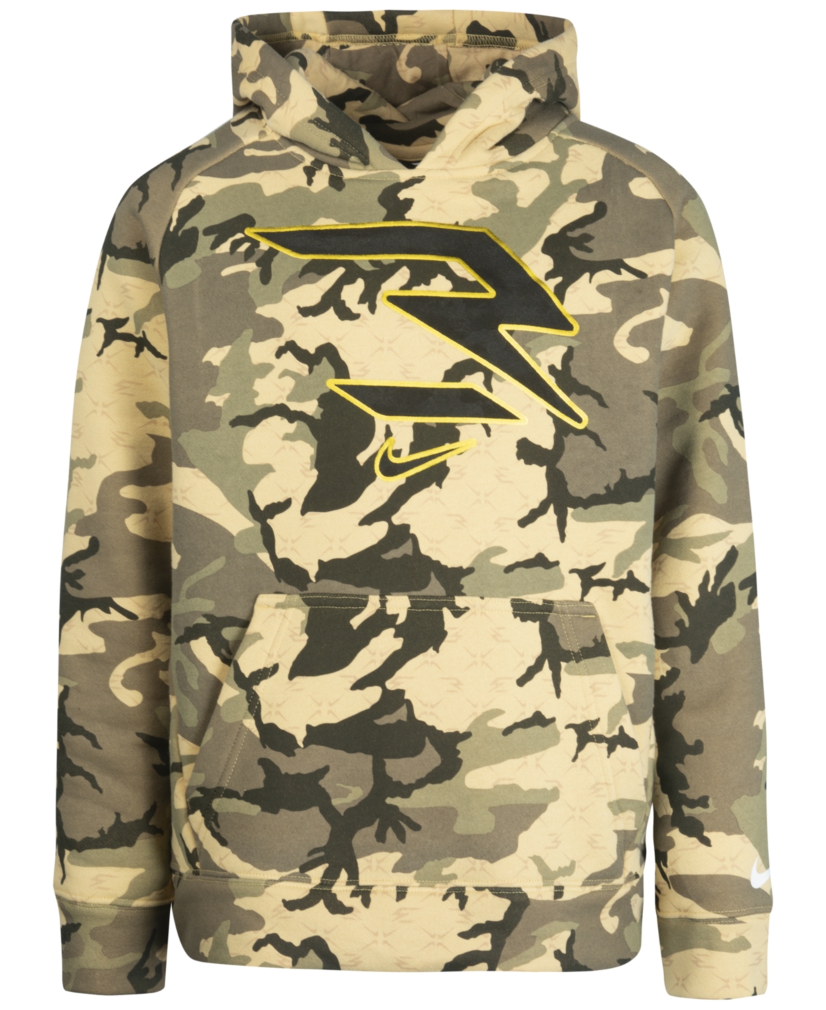 Nike 3brand By Russell Wilson Big Boys Pullover Hoodie In Icon Camo
