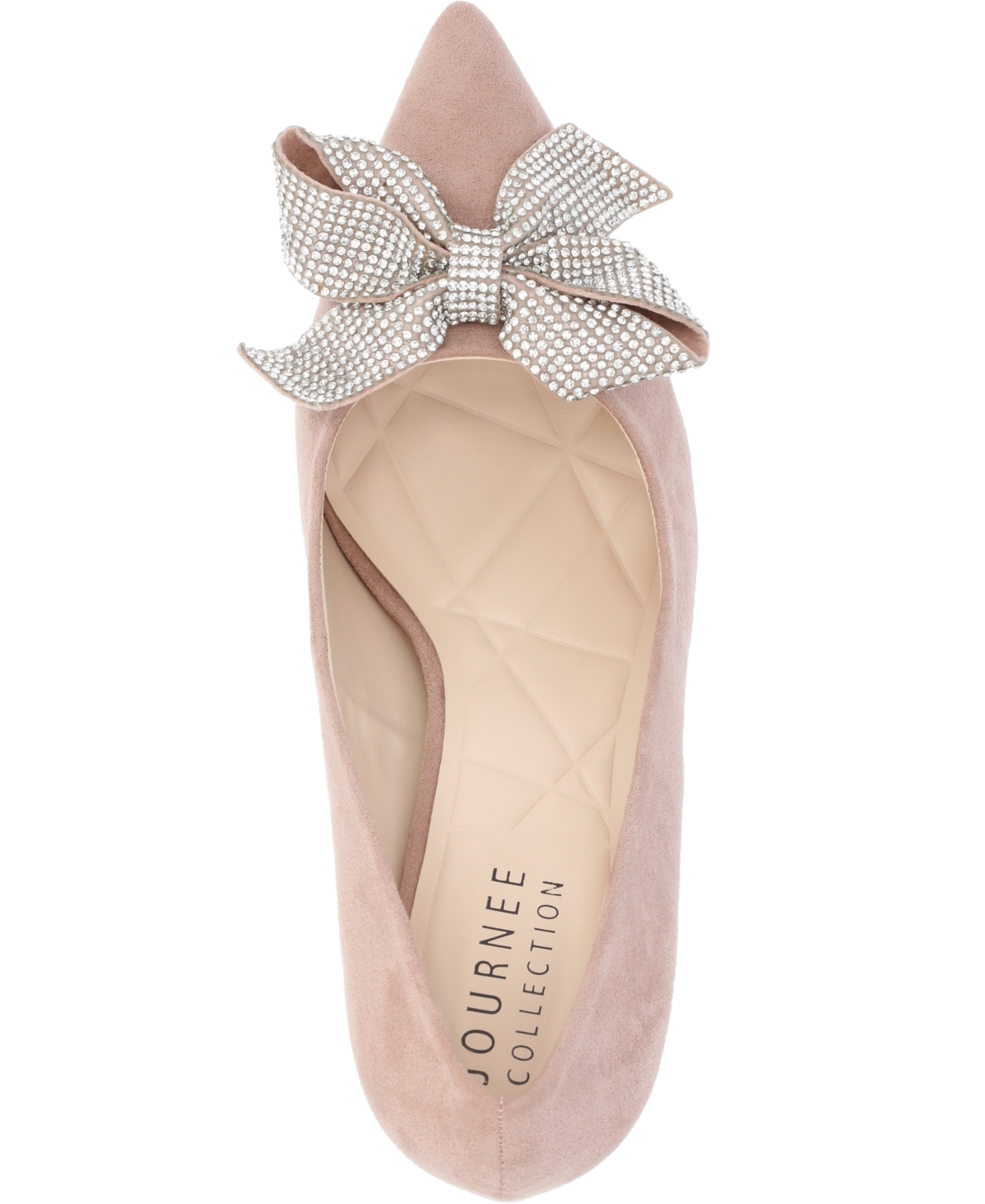 Journee Collection Women's Marcie Rhinestone Bow Pumps
