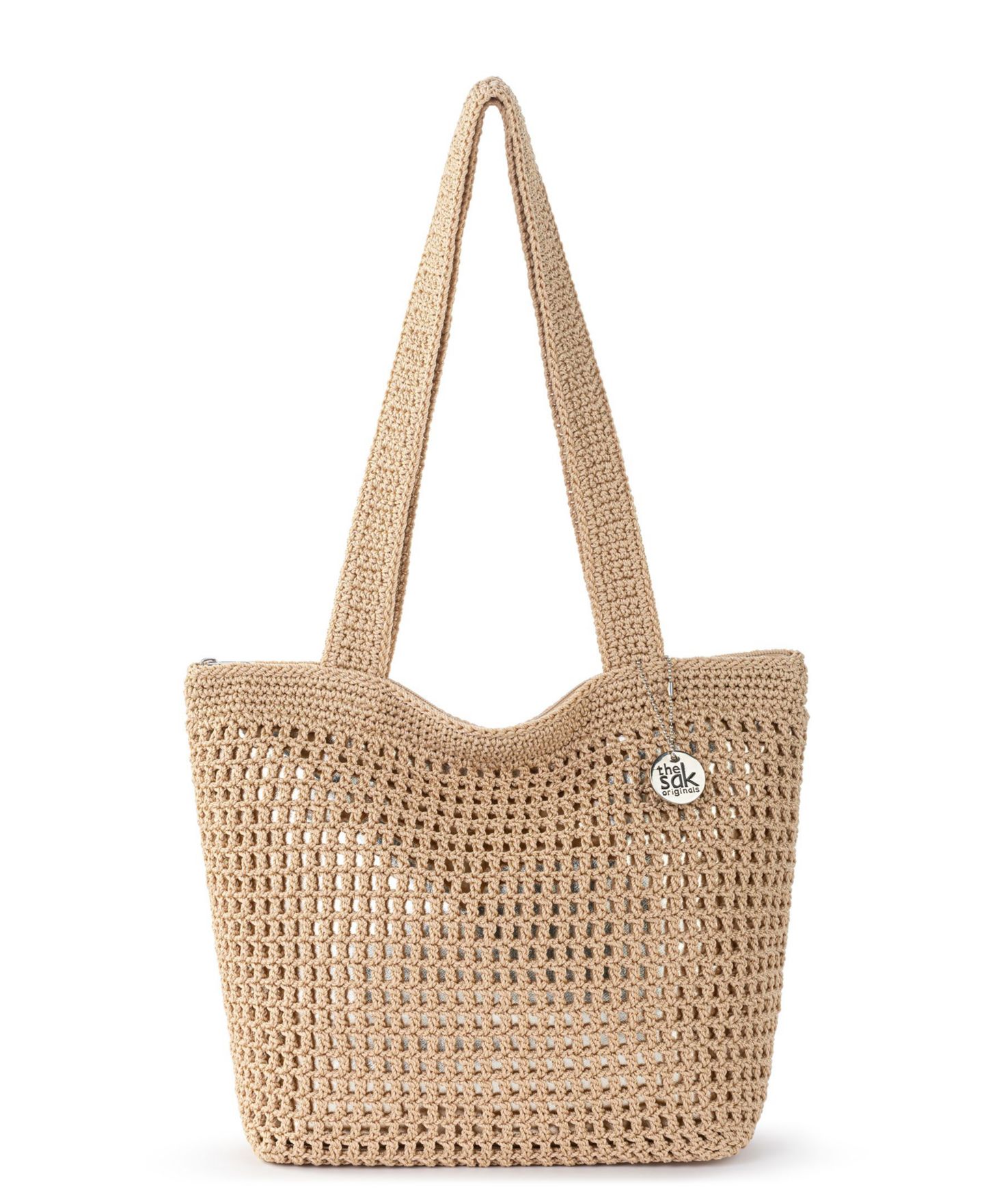 Женская сумка The Sak Casual Classics Crochet, цвет: Коричневый / Золотой — фото 8
