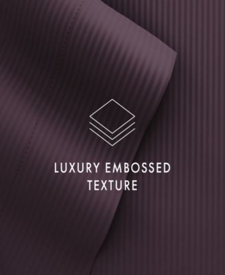 Expressed In Embossed Striped 4-Pc. Sheet Set, Queen