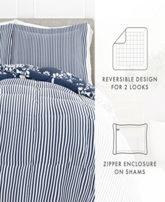 ienjoy Home Ultra Soft Daisy Medallion Reversible 2- Pc. Comforter Set, Twin