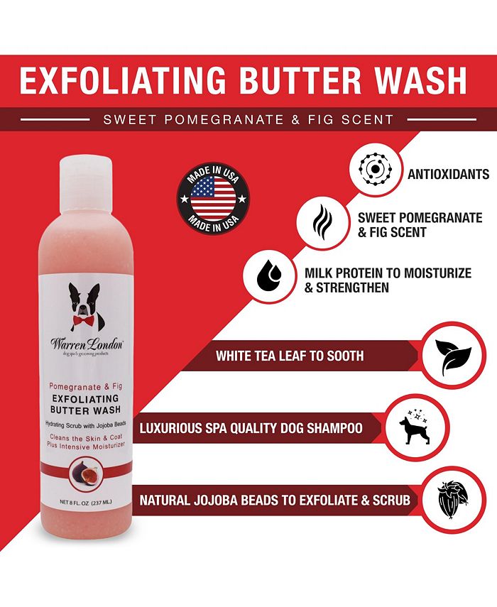 Warren London Exfoliating Butter Wash Dog Shampoo by Conditions