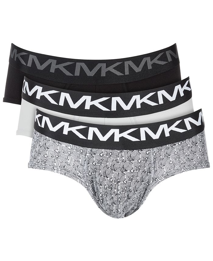 Michael Kors Men's Performance Cotton Fashion Low-Rise Briefs, Pack of 3 &  Reviews - Underwear & Socks - Men - Macy's