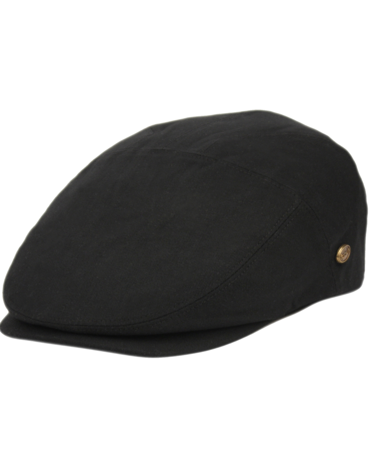 Shop Epoch Hats Company Women's Six Panel Cotton Ivy Cap In Black