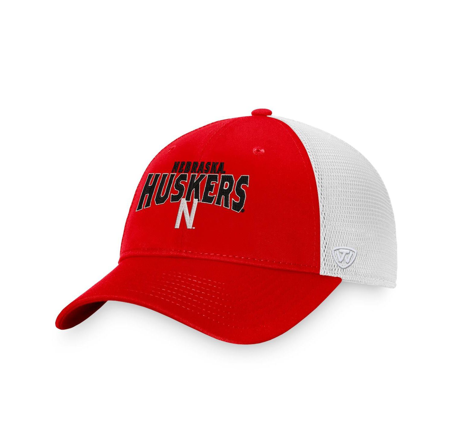 Men's Scarlet, White Nebraska Huskers Breakout Trucker Snapback Hat