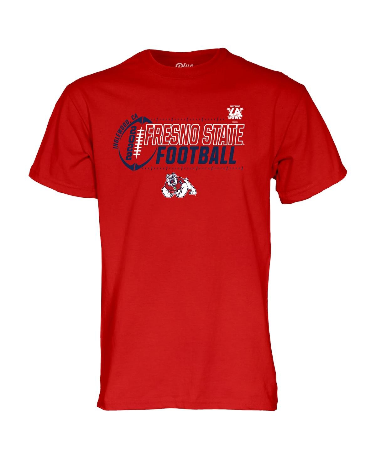 Shop Blue 84 Men's  Red Fresno State Bulldogs 2022 Jimmy Kimmel La Bowl T-shirt
