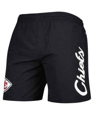 Men's Black Kansas City Chiefs Team Essentials Nylon Shorts