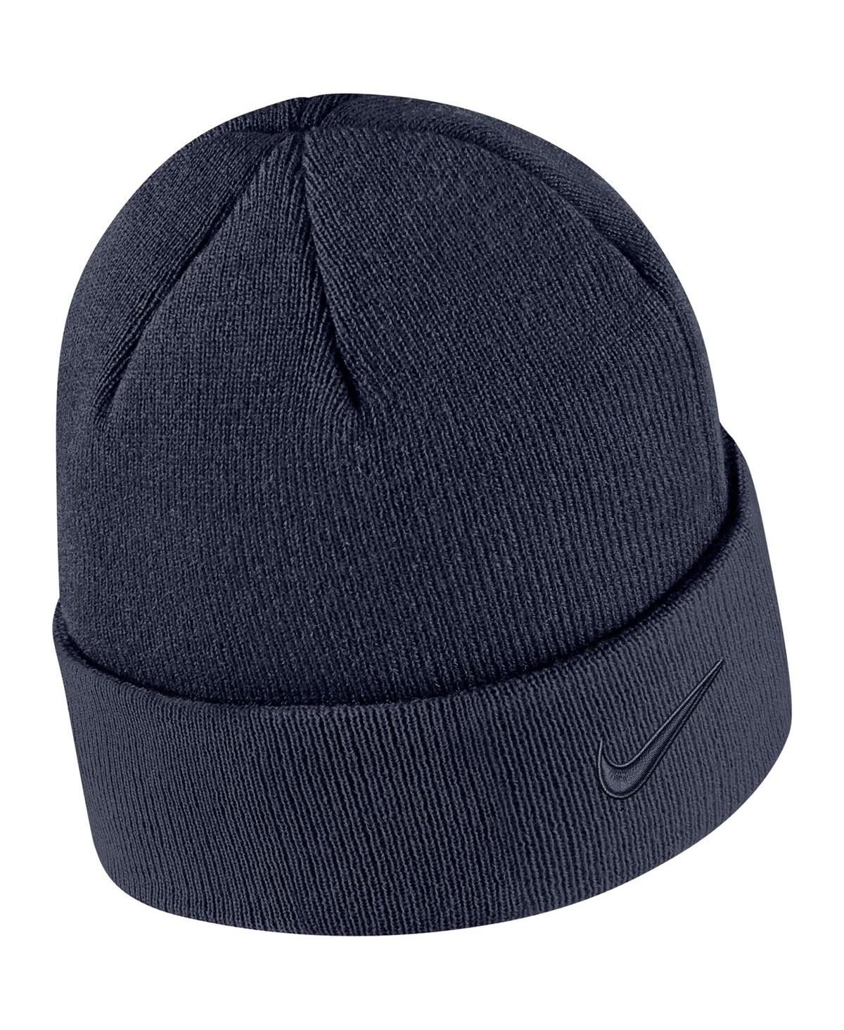 Shop Nike Men's  Navy Syracuse Orange Tonal Cuffed Knit Hat