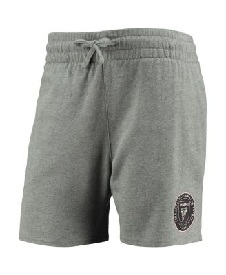 Women's Heathered Gray Inter Miami Cf Logo Shorts